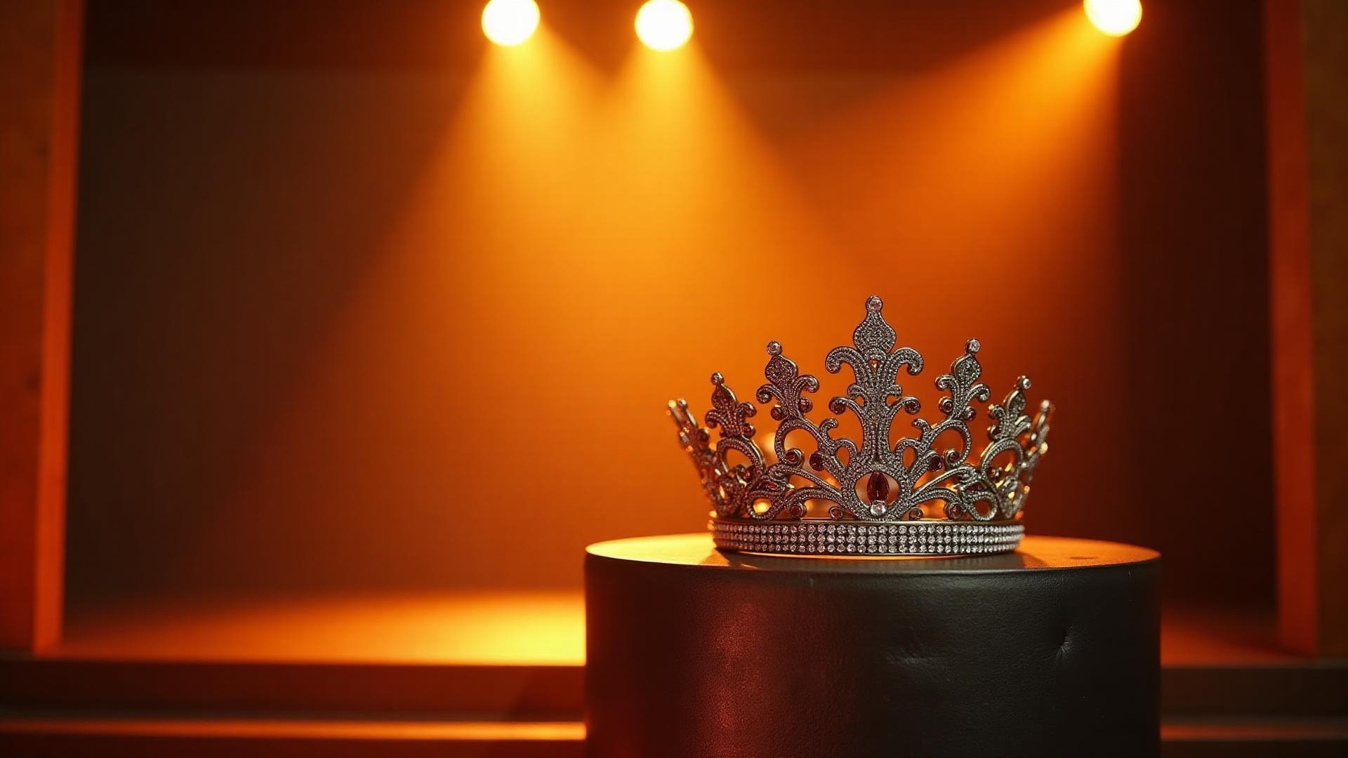 Miss Orange Queen stage performance